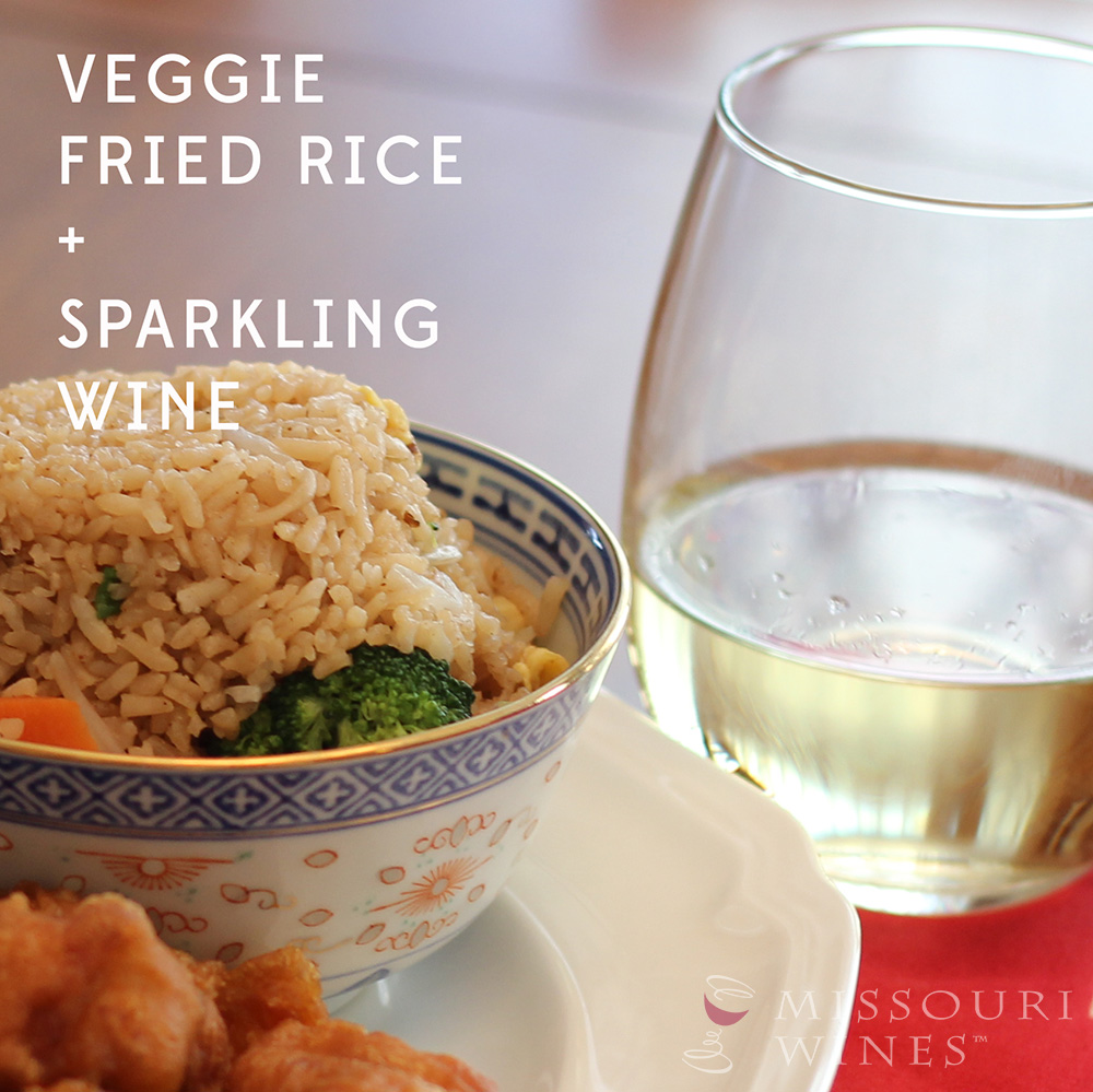 Pairing MO Wine and Chinese Food: Fried Rice + Traminette