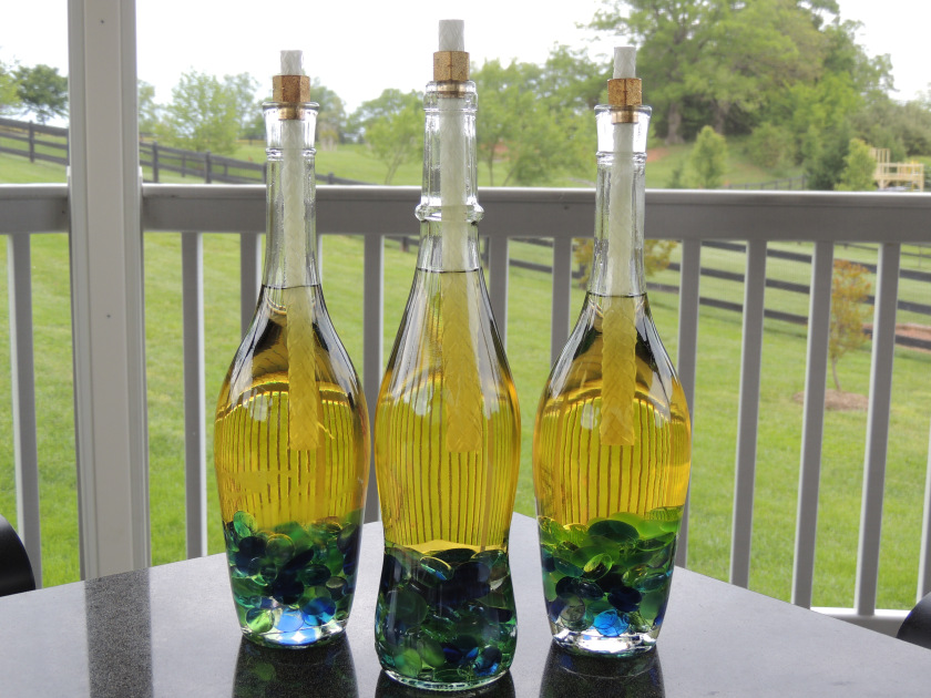 Mothers' Day DIY Gift Ideas from Missouri Wines - Tiki Torches