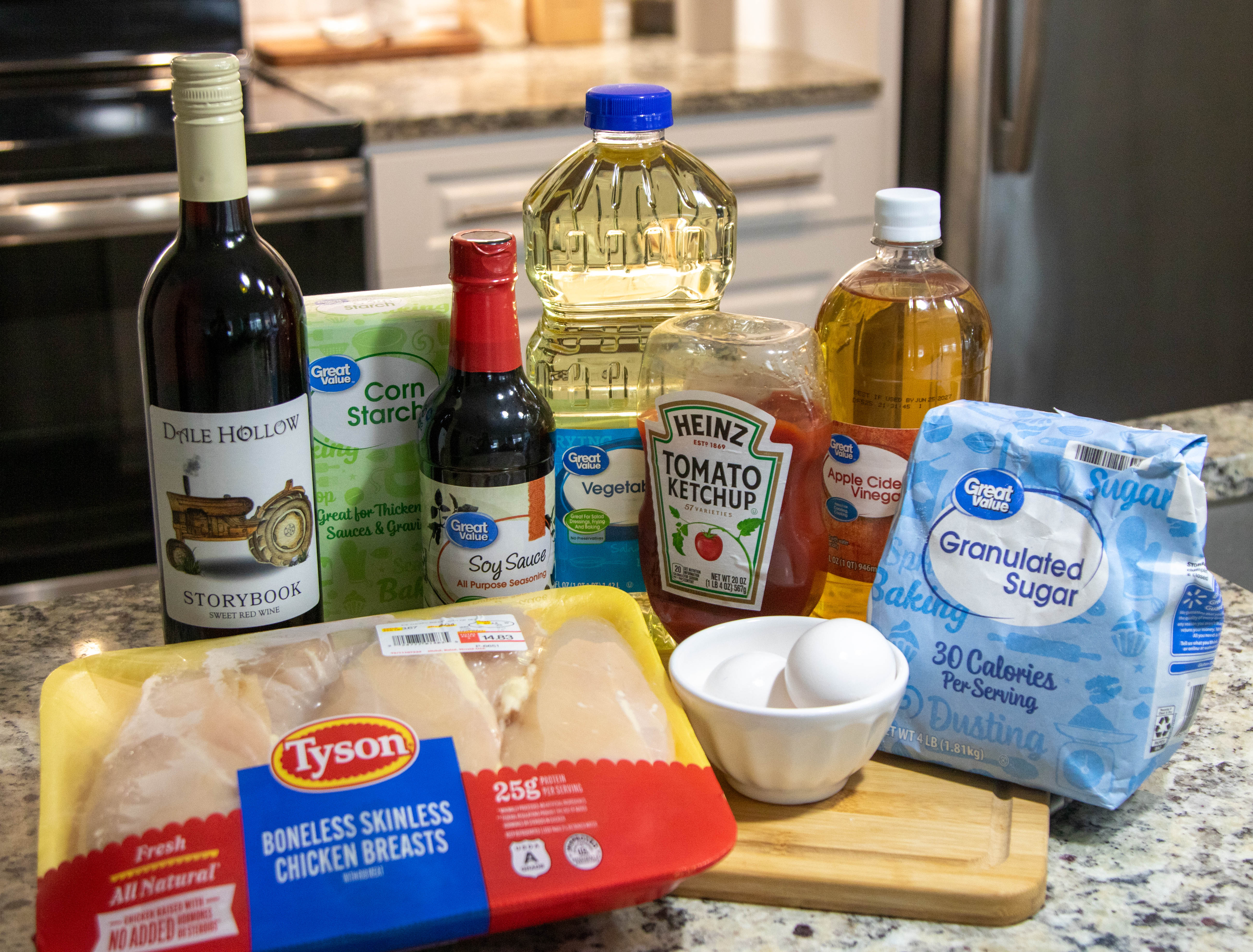 Ingredients for Recipe