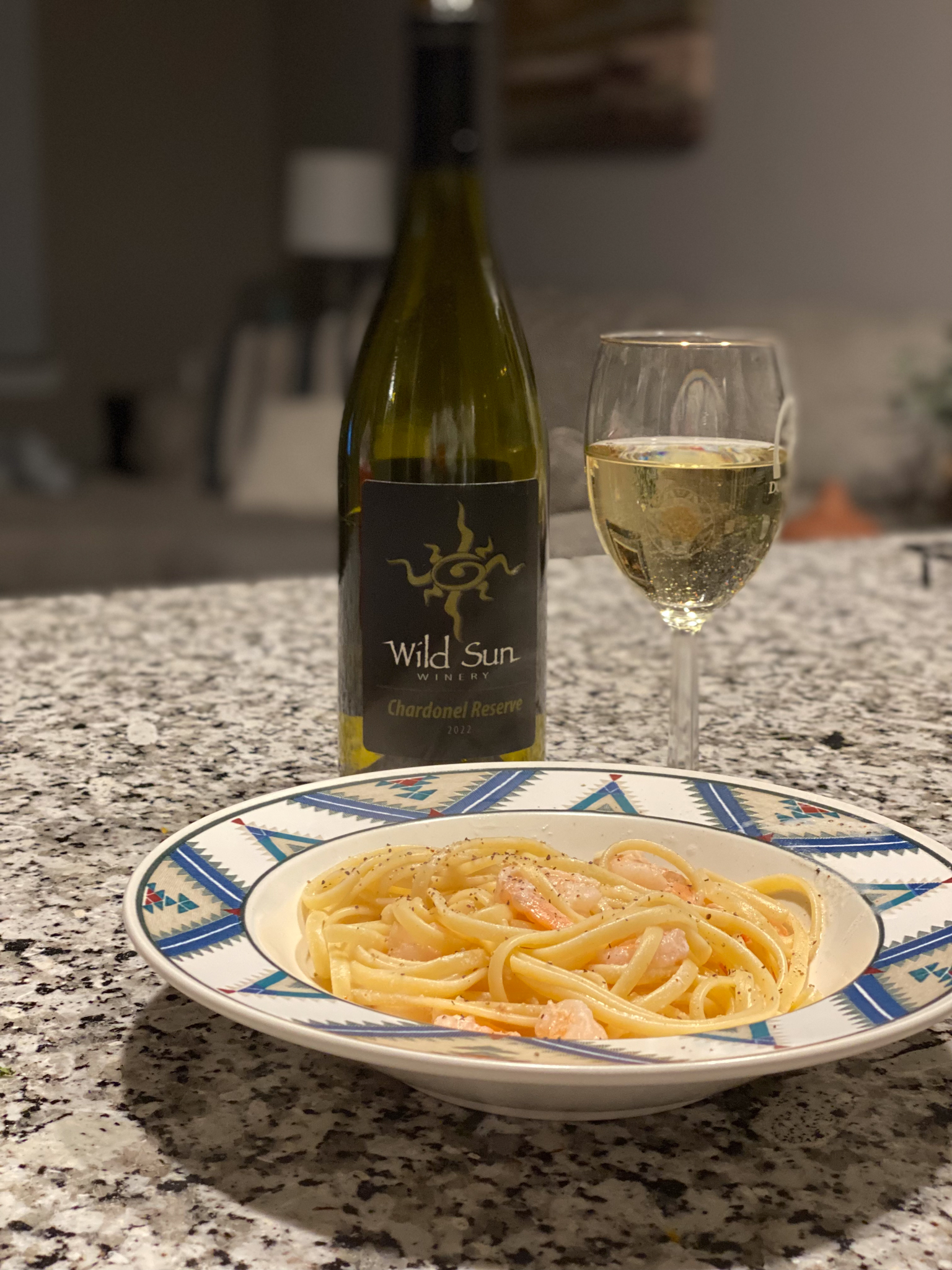 Shrimp pasta