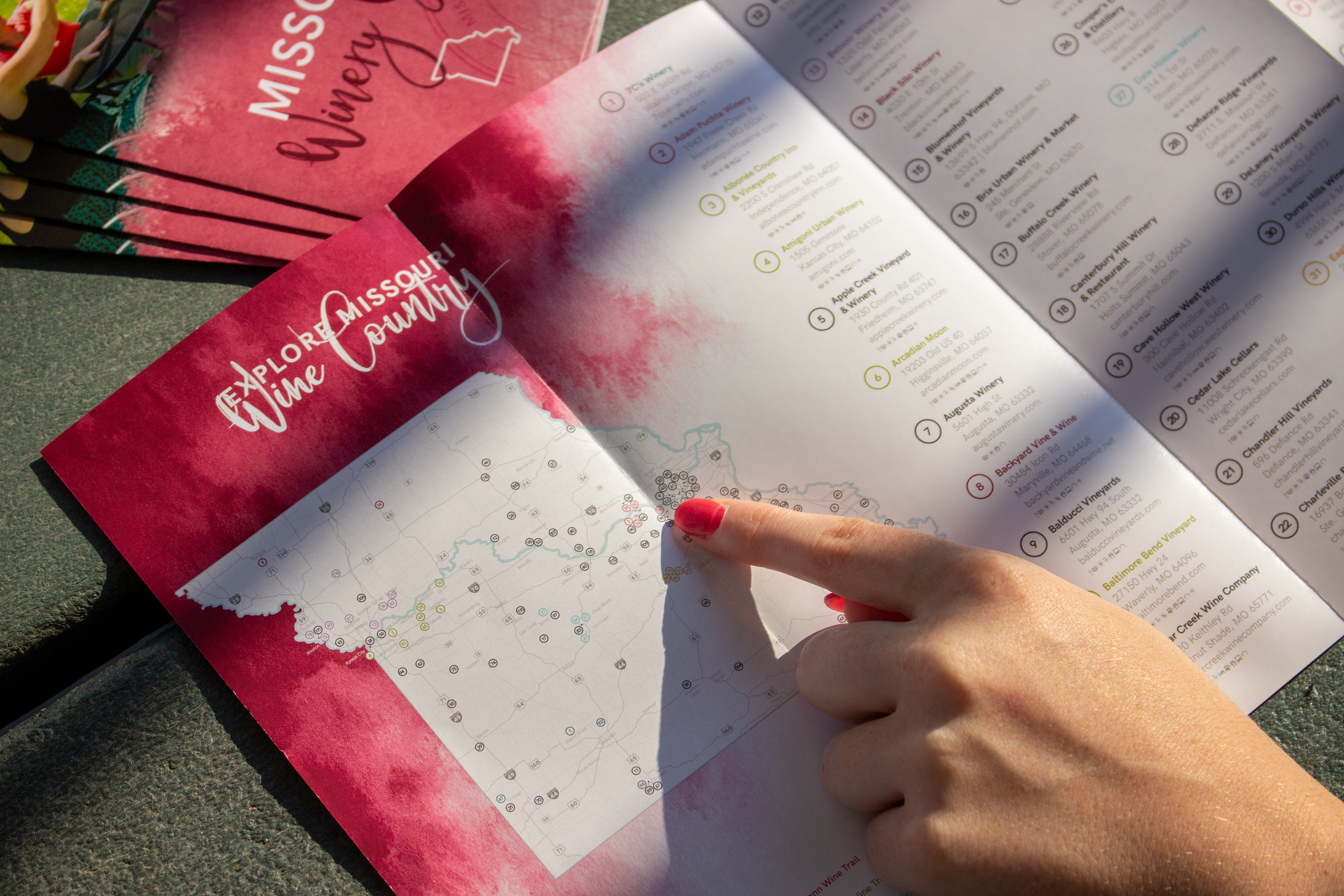 Winery Guide Map