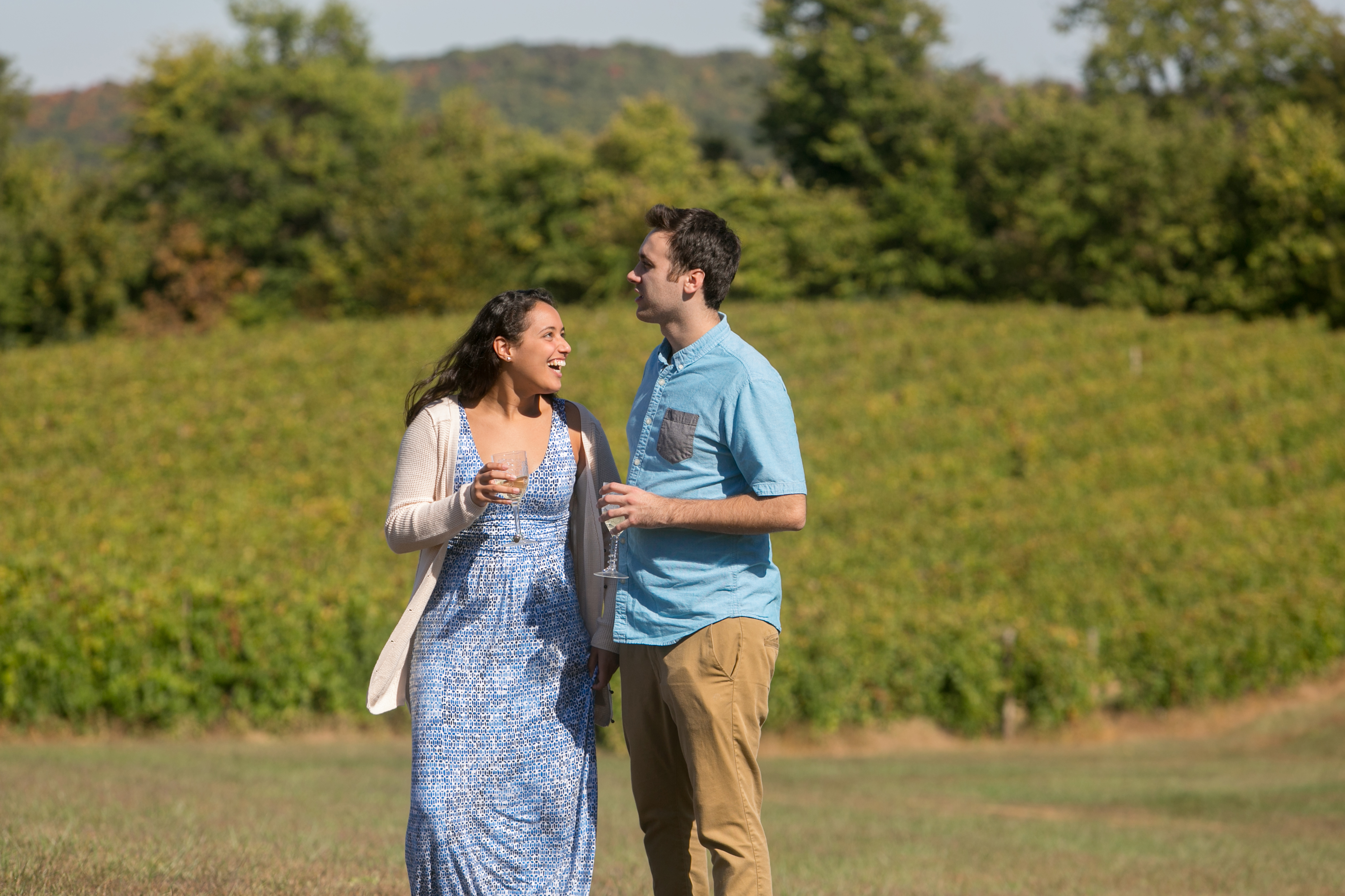 Couple in Vineyard