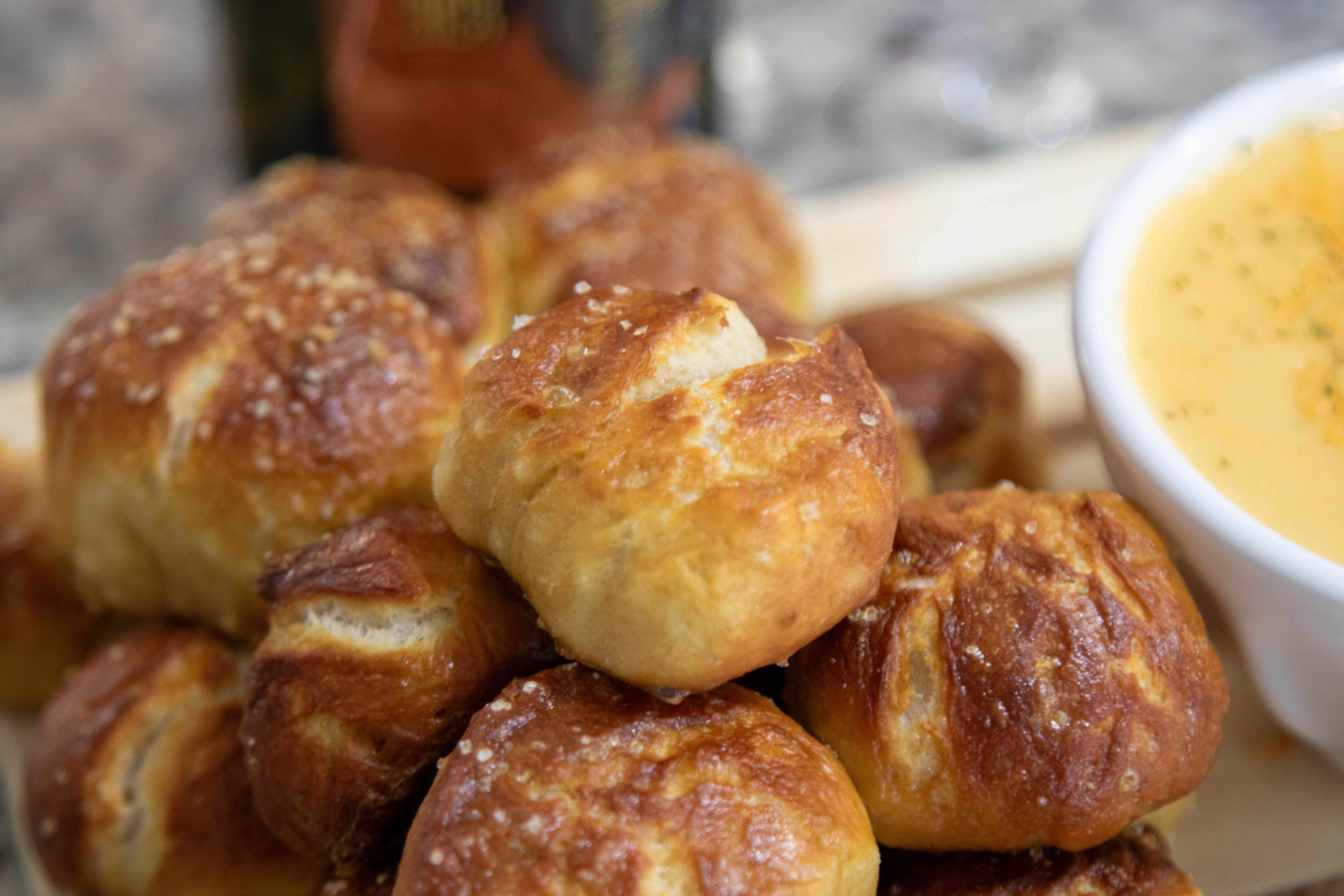 Pretzel close up