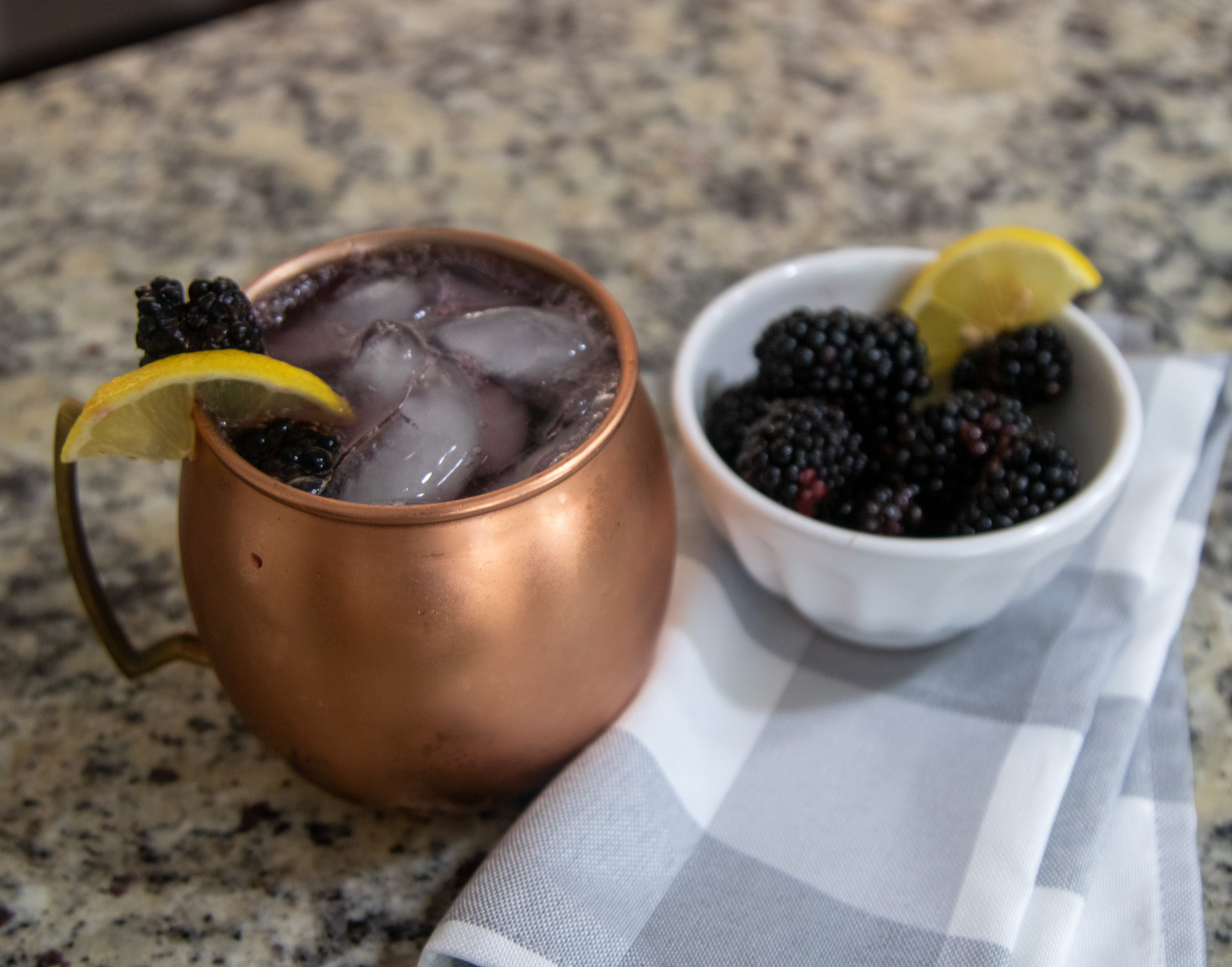 Finished chambourcin blackberry fizz