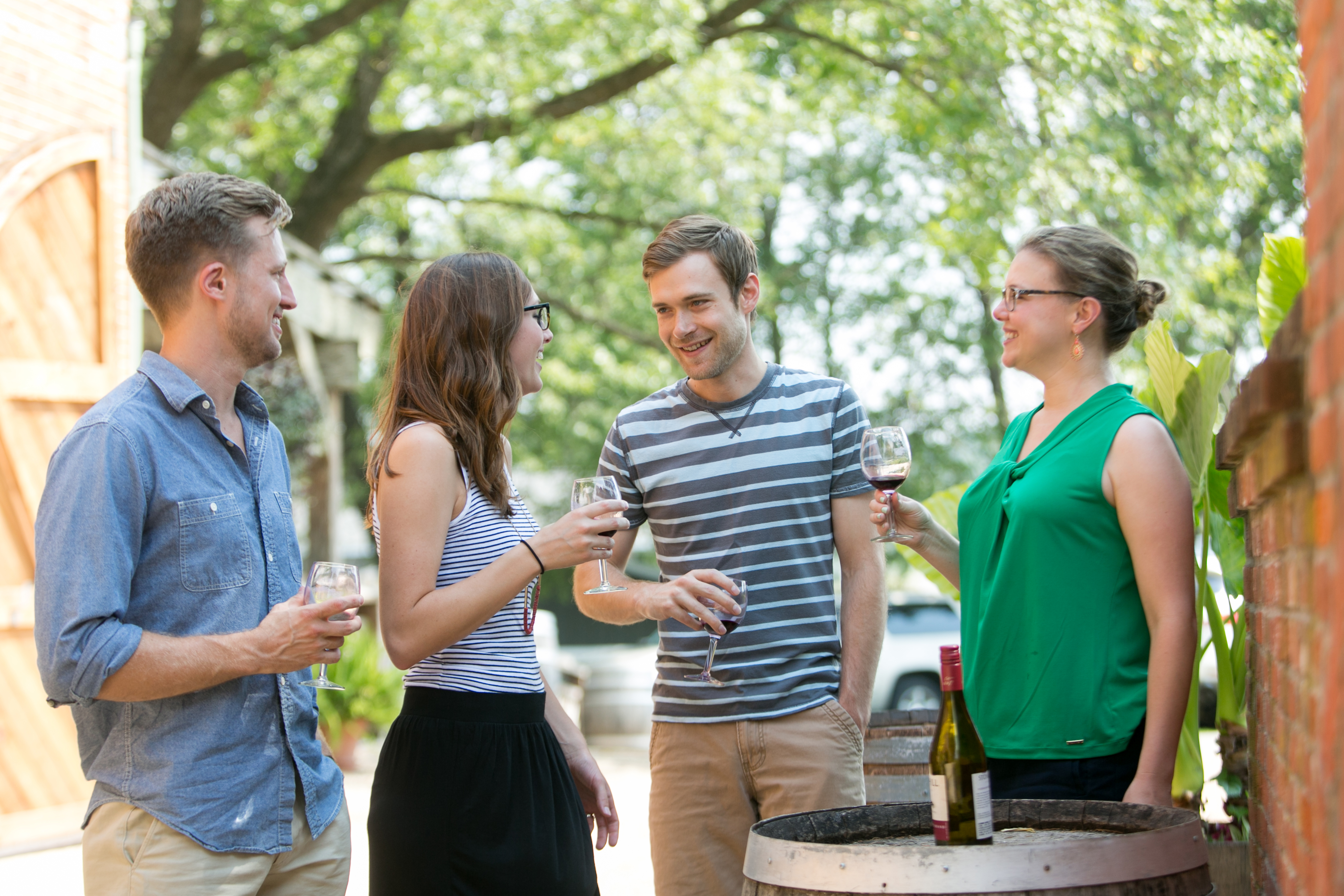 out door wine